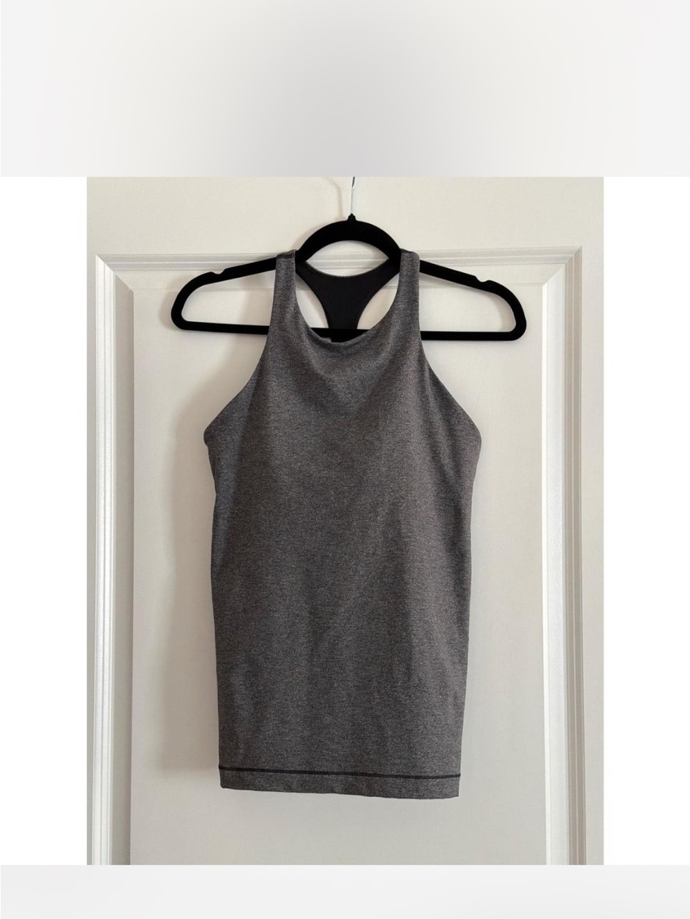 Lululemon Heather Training Tank Top With Built In Bra Racerback - Picture 6 of 11